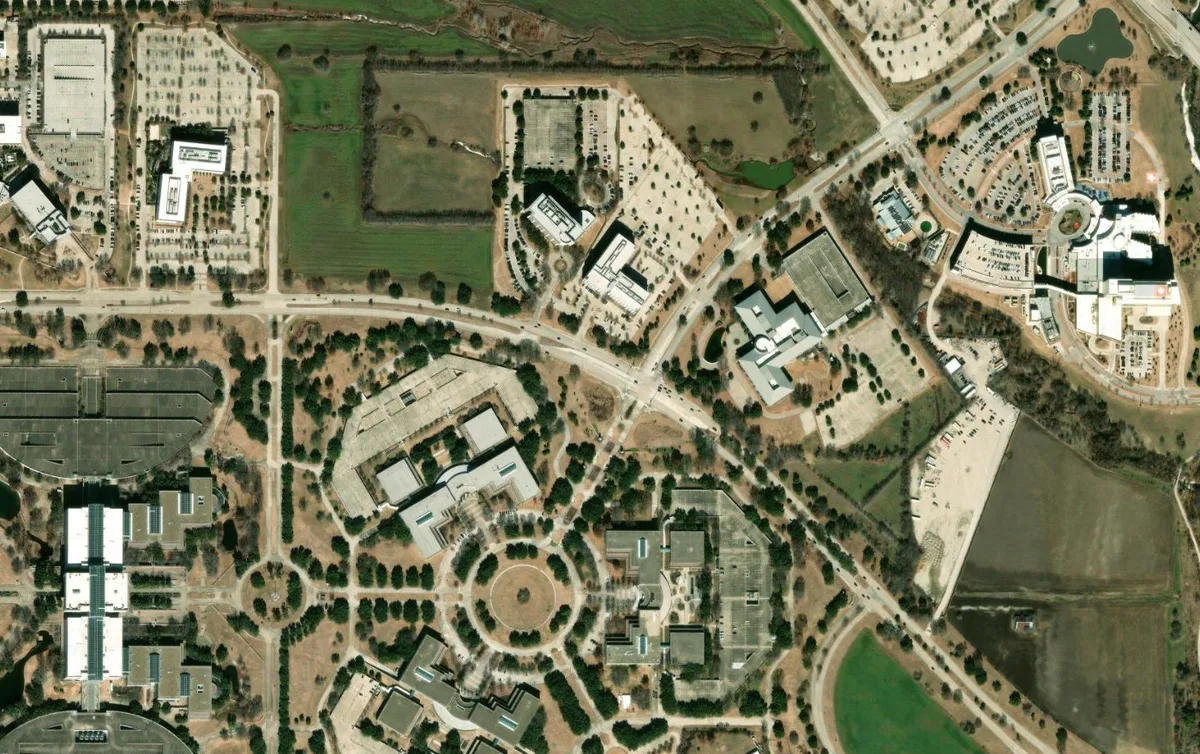 Satellite view of Legacy in Plano